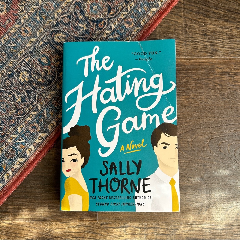 🔺SOLD🔺The Hating Game by Sally Thorne - Teal Cover Paperback